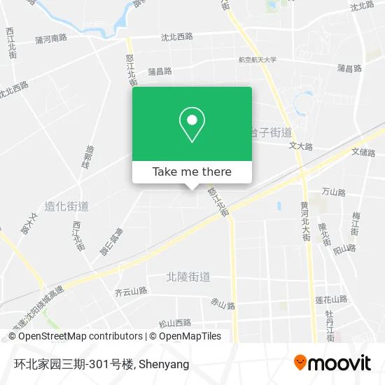 环北家园三期-301号楼 map