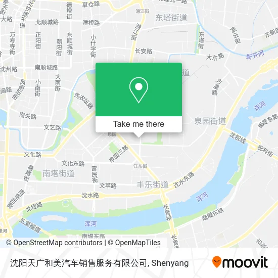 沈阳天广和美汽车销售服务有限公司 map