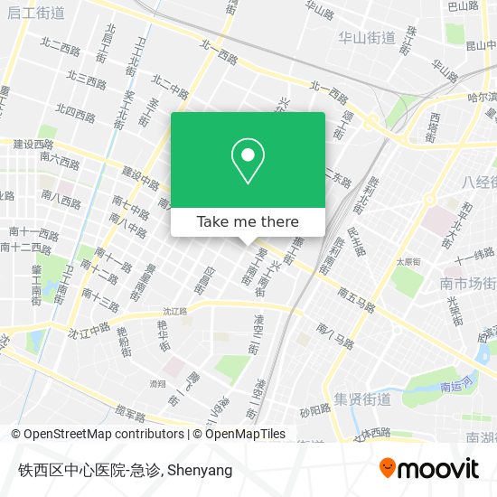 铁西区中心医院-急诊 map