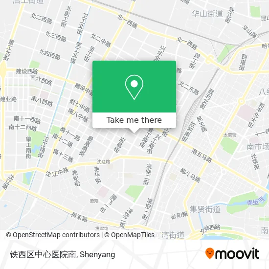 铁西区中心医院南 map