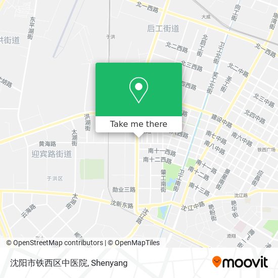 沈阳市铁西区中医院 map