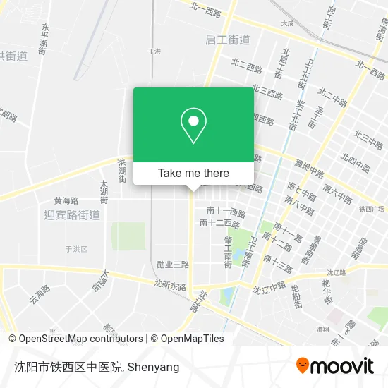 沈阳市铁西区中医院 map