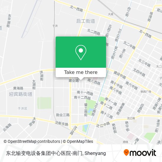 东北输变电设备集团中心医院-南门 map