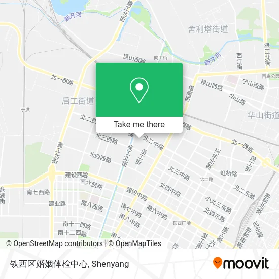铁西区婚姻体检中心 map
