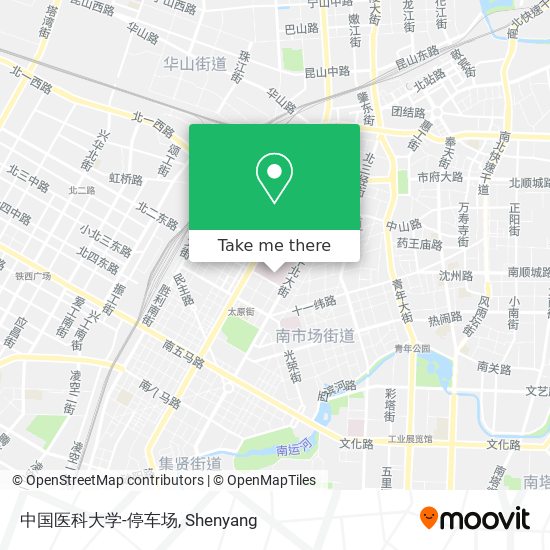 中国医科大学-停车场 map