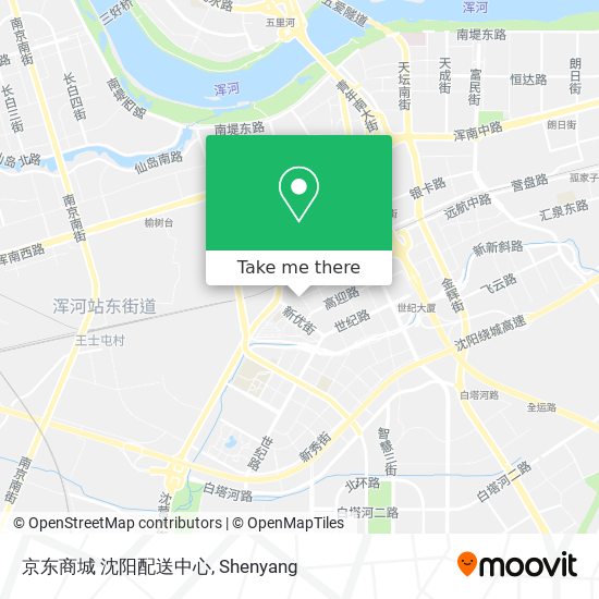 京东商城 沈阳配送中心 map