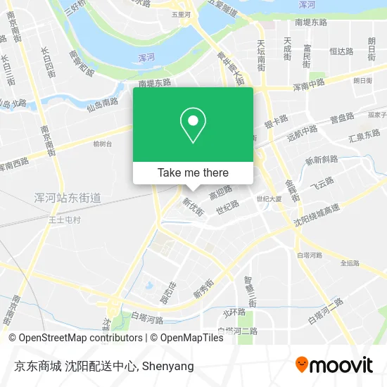 京东商城 沈阳配送中心 map