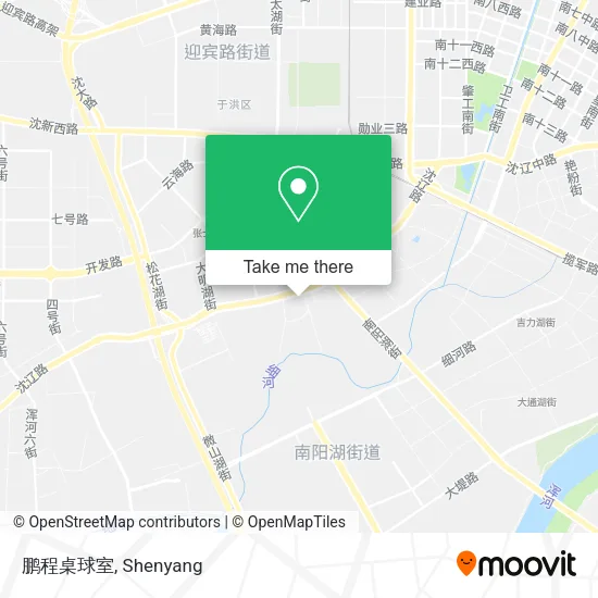 鹏程桌球室 map