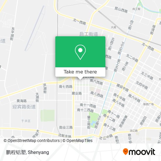 鹏程铝塑 map
