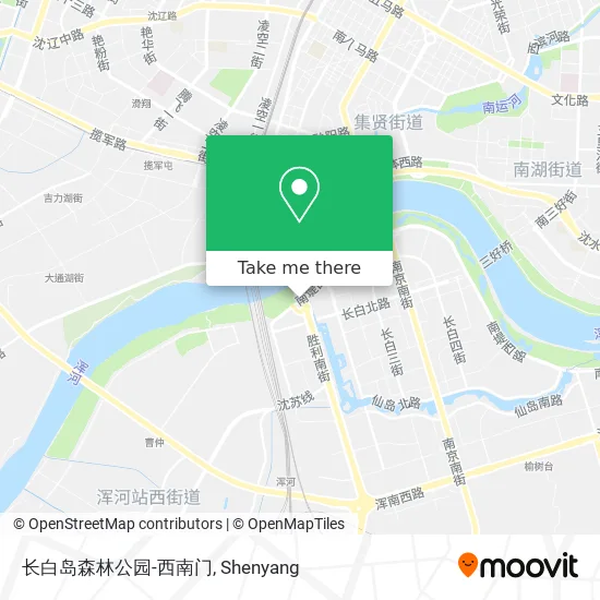 长白岛森林公园-西南门 map