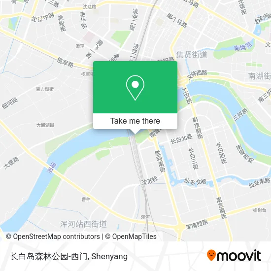 长白岛森林公园-西门 map