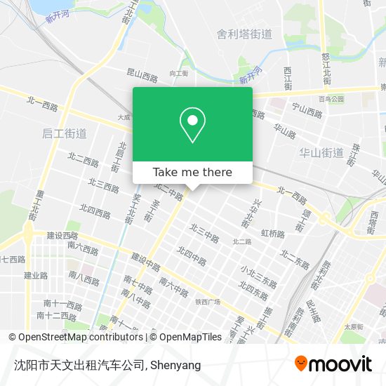 沈阳市天文出租汽车公司 map