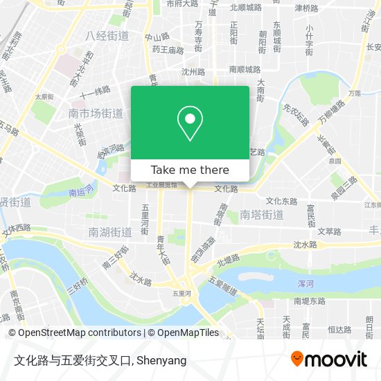 文化路与五爱街交叉口 map