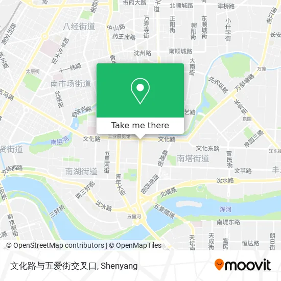 文化路与五爱街交叉口 map