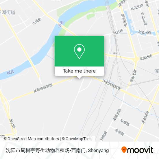沈阳市周树宇野生动物养殖场-西南门 map