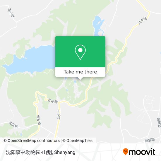 沈阳森林动物园-山魈 map