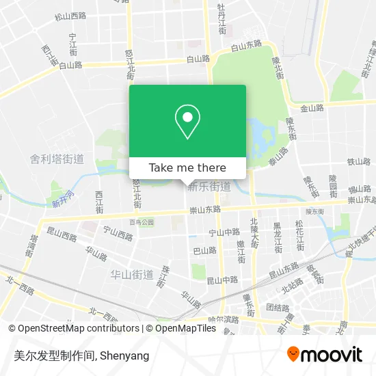 美尔发型制作间 map