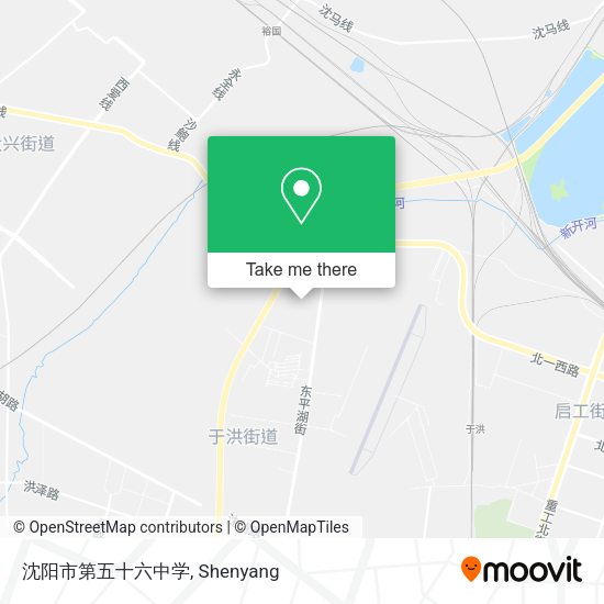 沈阳市第五十六中学 map