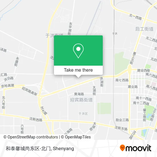 和泰馨城尚东区-北门 map