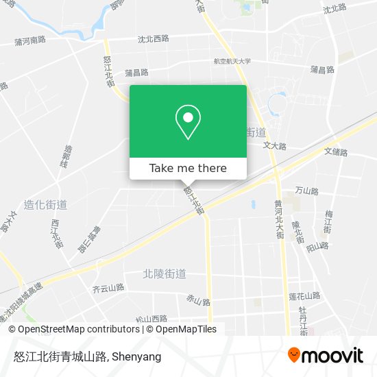 怒江北街青城山路 map