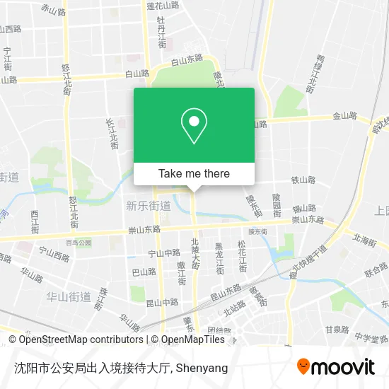 沈阳市公安局出入境接待大厅 map