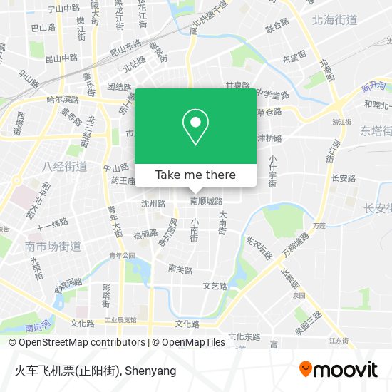 火车飞机票(正阳街) map