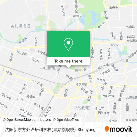 沈阳新东方外语培训学校(皇姑旗舰校) map