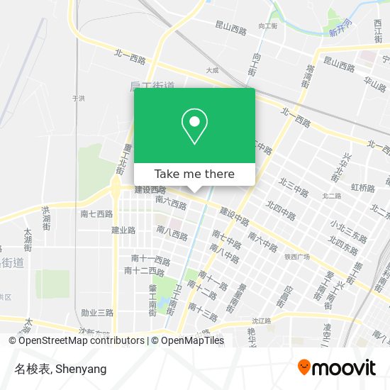 名梭表 map