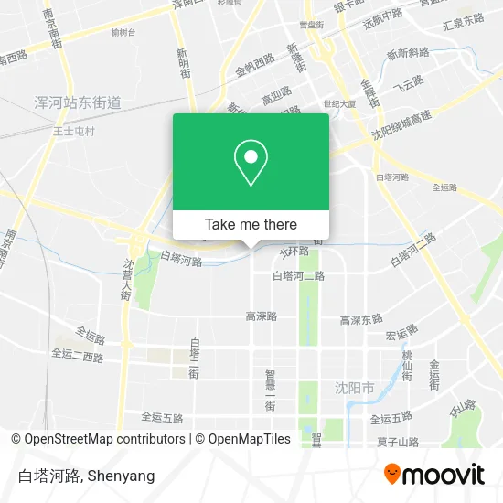 白塔河路 map