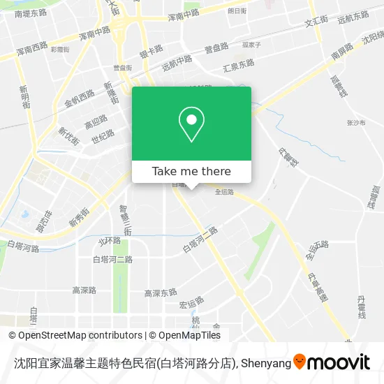沈阳宜家温馨主题特色民宿(白塔河路分店) map