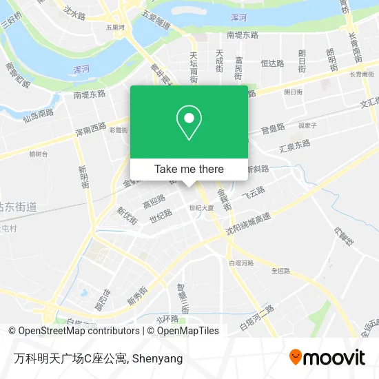 万科明天广场C座公寓 map