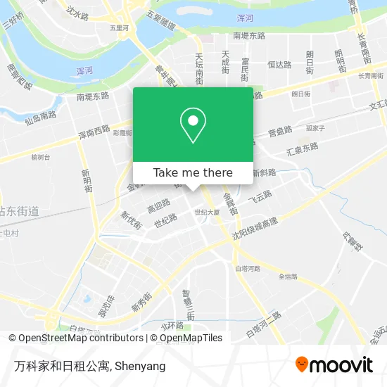 万科家和日租公寓 map
