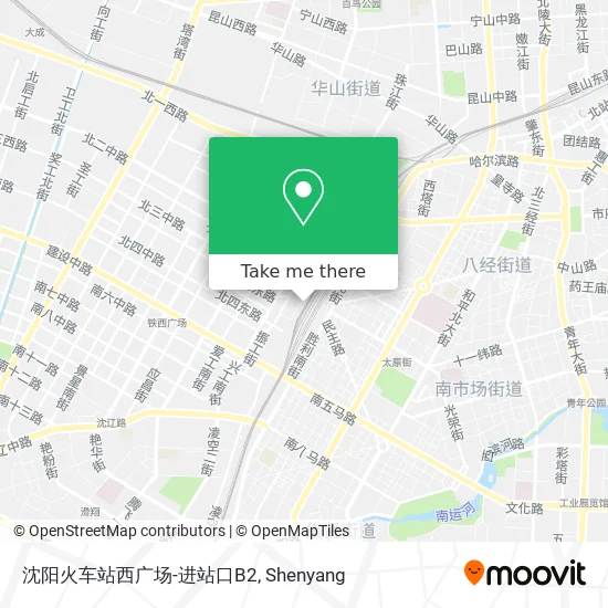 沈阳火车站西广场-进站口B2 map