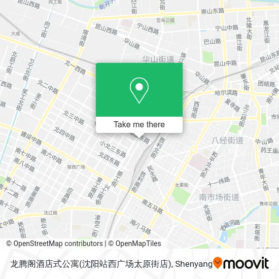 龙腾阁酒店式公寓(沈阳站西广场太原街店) map