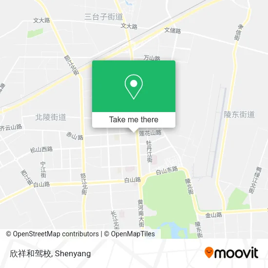 欣祥和驾校 map