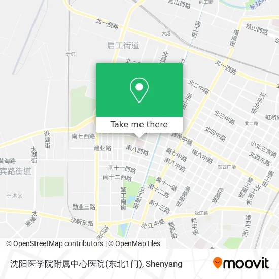 沈阳医学院附属中心医院(东北1门) map