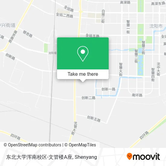 东北大学浑南校区-文管楼A座 map