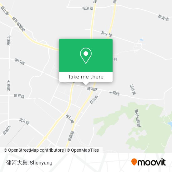 蒲河大集 map