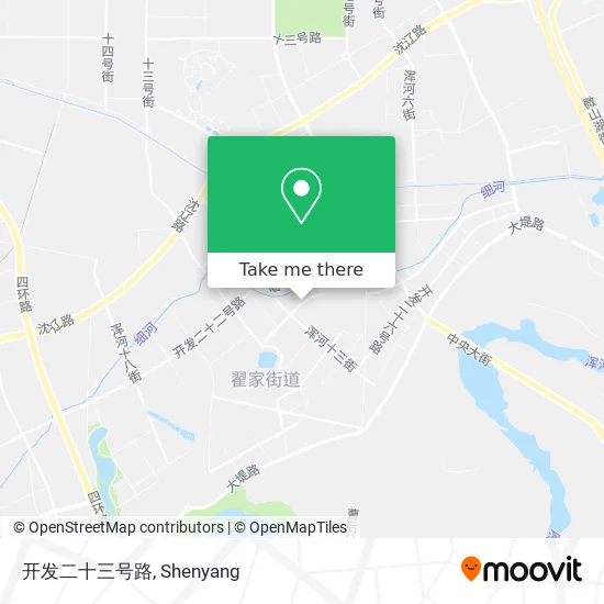 开发二十三号路 map
