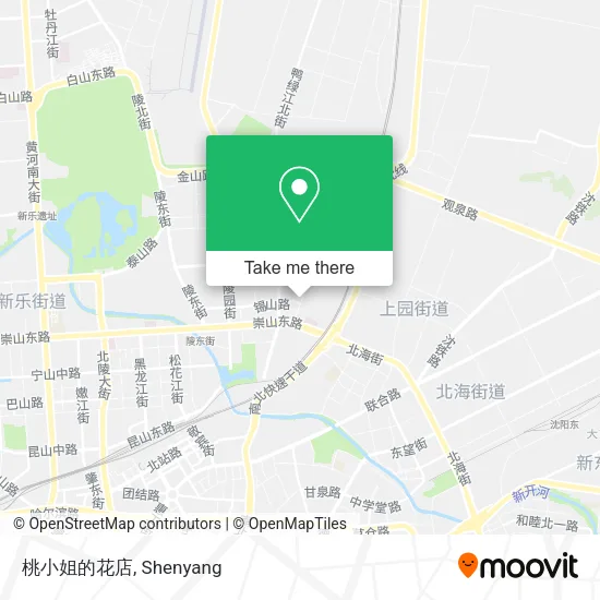 桃小姐的花店 map