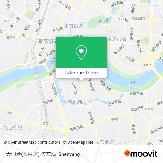 大润发(长白店)-停车场 map