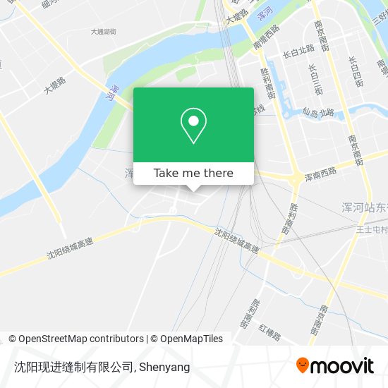 沈阳现进缝制有限公司 map