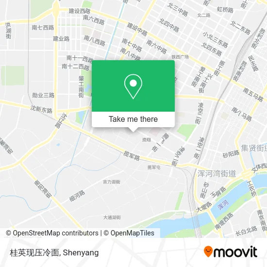 桂英现压冷面 map