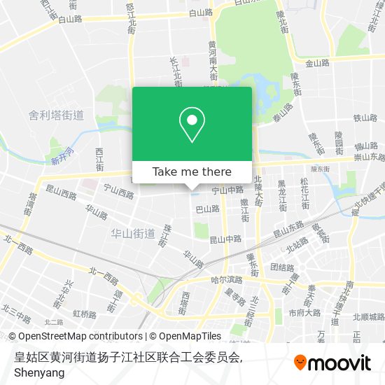 皇姑区黄河街道扬子江社区联合工会委员会 map