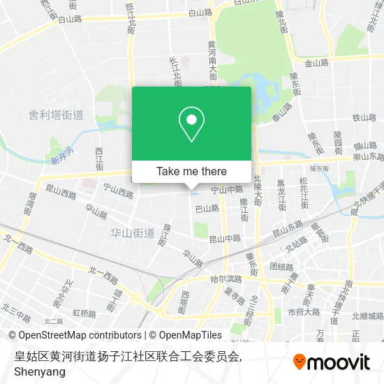 皇姑区黄河街道扬子江社区联合工会委员会 map