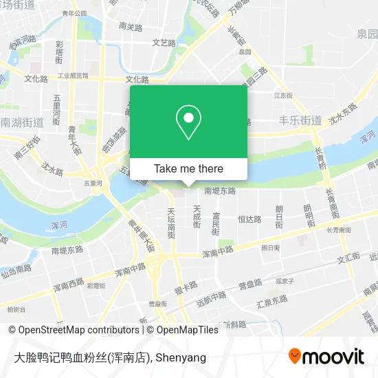 大脸鸭记鸭血粉丝(浑南店) map