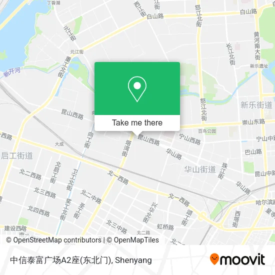 中信泰富广场A2座(东北门) map