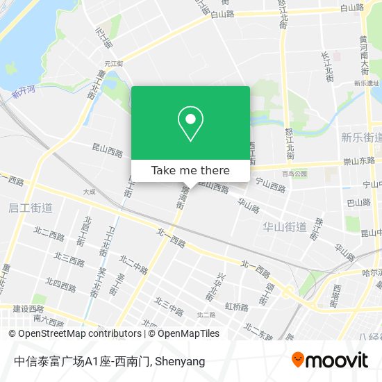 中信泰富广场A1座-西南门 map