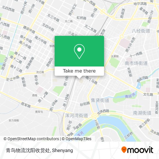 青鸟物流沈阳收货处 map