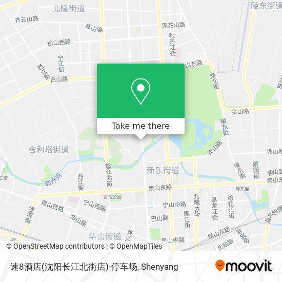 速8酒店(沈阳长江北街店)-停车场 map